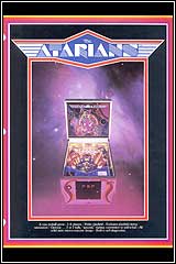 Atarians Pinball Game Catalog Sheet